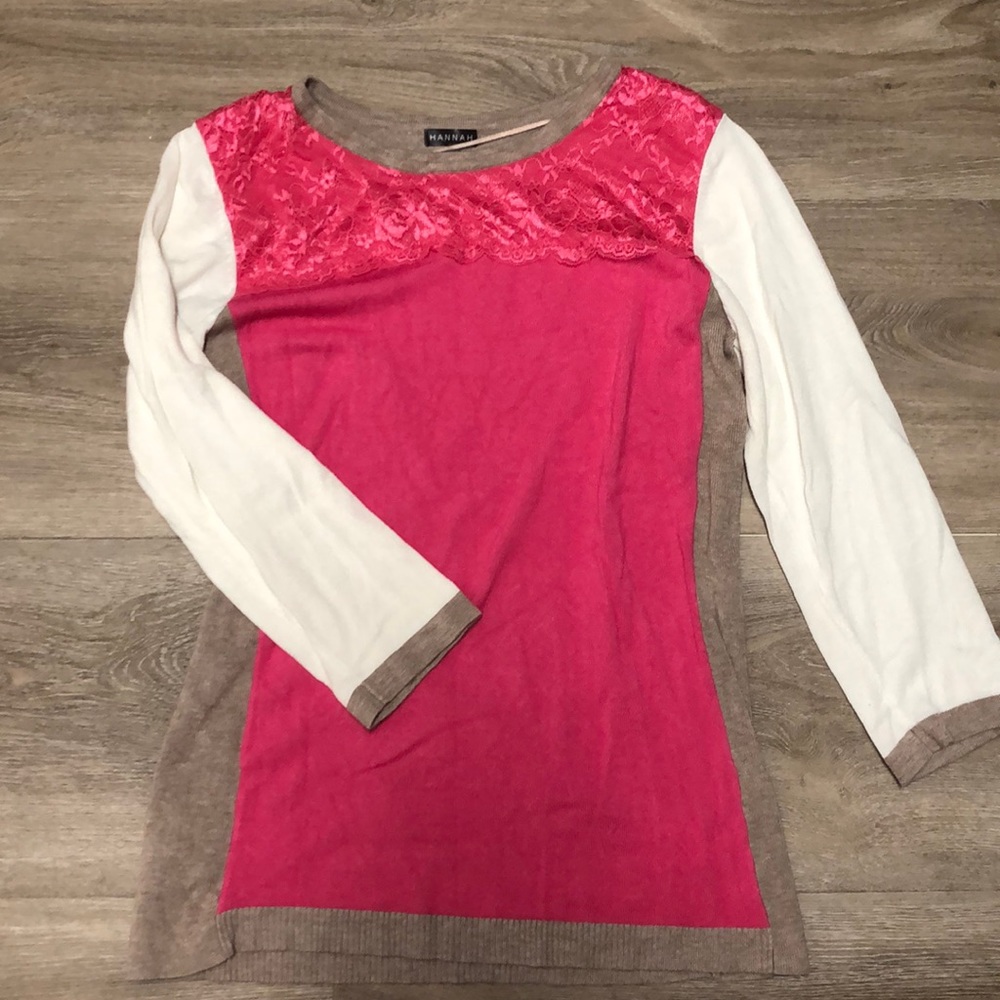 Hannah 3/4 sleeve sweater